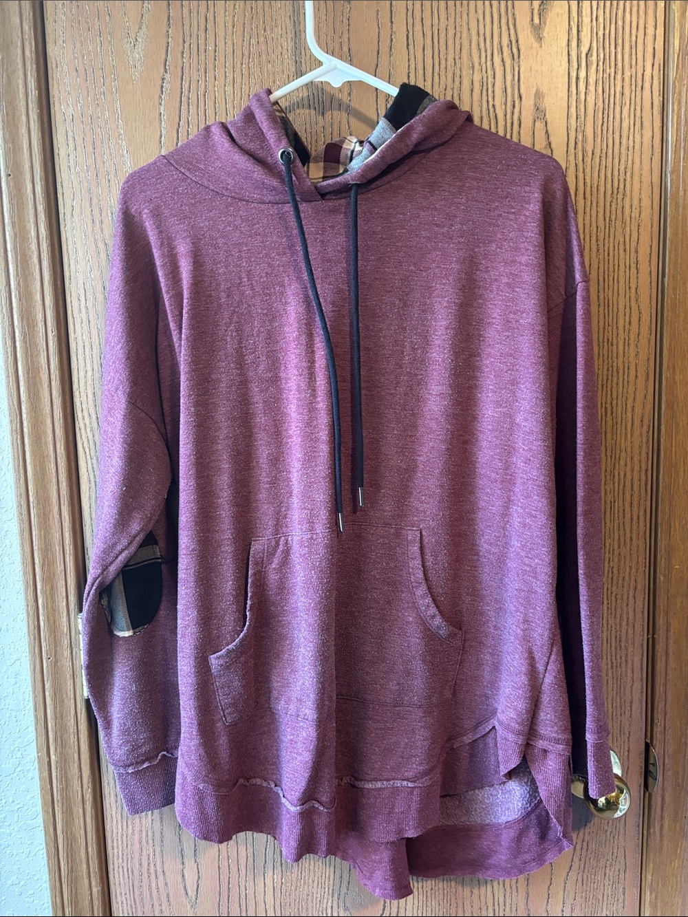 Maurices Maroon Pullover Hoodie